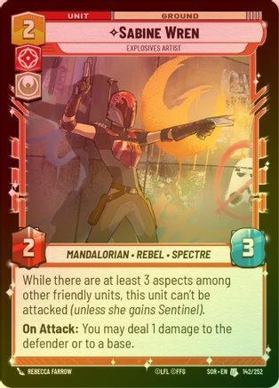 Sabine Wren - Explosives Artist - 142/252 - Uncommon (Foil)