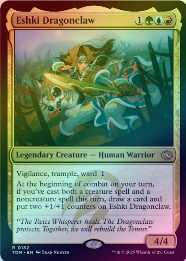 Eshki Dragonclaw (Foil) (TDM)