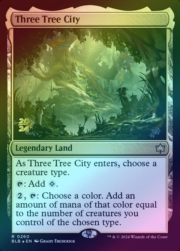 Three Tree City - Prerelease Promo (Foil) (PBLB)