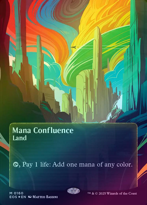 Mana Confluence - Borderless Poster (Galaxy Foil) (EOS)