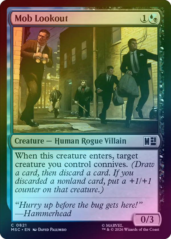 Mob Lookout (Foil) (MSC)