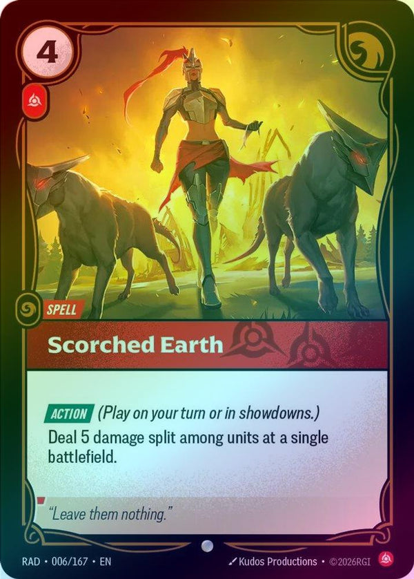 Scorched Earth - 006/167 - Common (Foil)