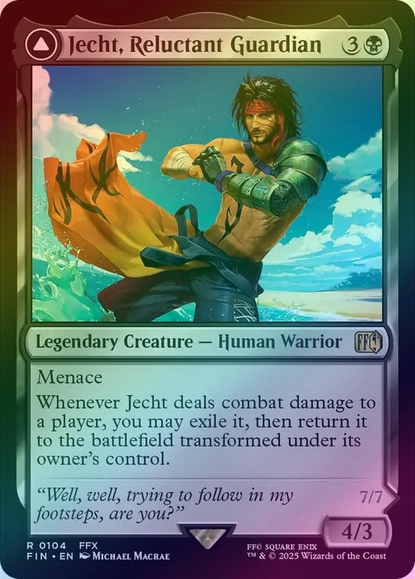 Jecht, Reluctant Guardian // Braska's Final Aeon (Foil) (FIN)