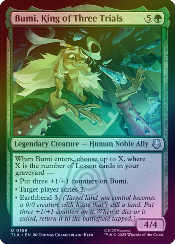 Bumi, King of Three Trials (Foil) (TLA)