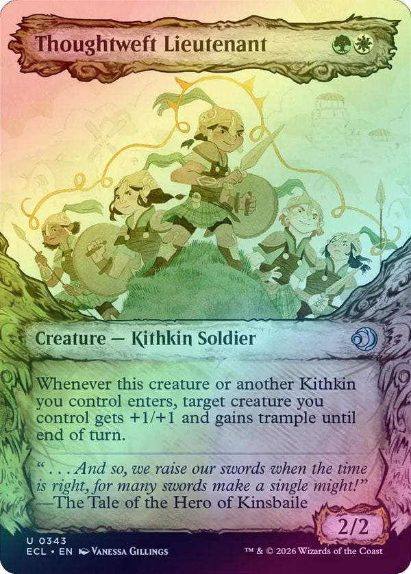 Thoughtweft Lieutenant - Fable Frame Showcase (Foil) (ECL)