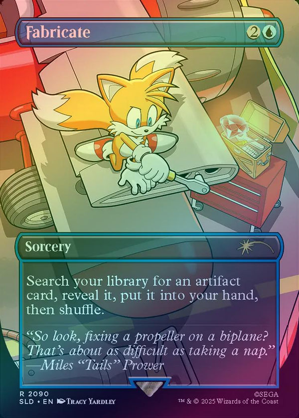 Fabricate - Secret Lair x Sonic: Chasing Adventure (Rainbow Foil) (SLD)