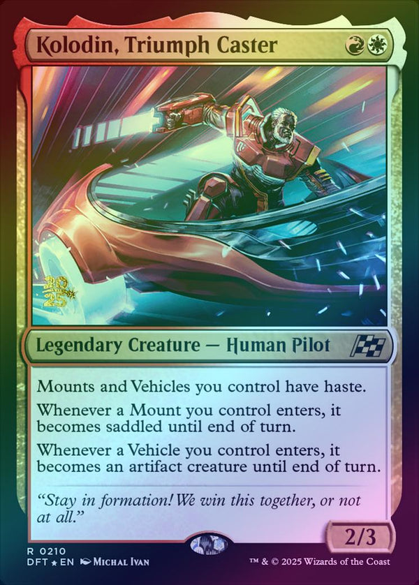 Kolodin, Triumph Caster - Prerelease Promo (Foil) (PDFT)