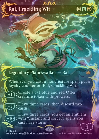 Ral, Crackling Wit - Borderless (Raised Foil) (BLB)