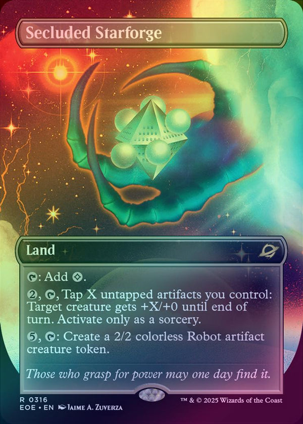 Secluded Starforge - Surreal Space Showcase (Foil) (EOE)