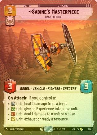 Sabine's Masterpiece - Crazy Colorful (Hyperspace) - 984 - Rare (Foil)