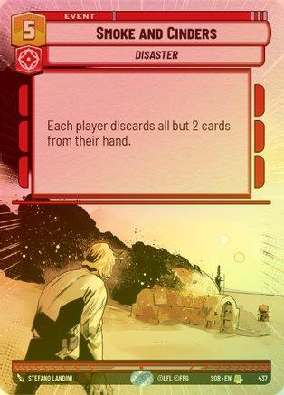 Smoke and Cinders (Hyperspace) - 437 - Rare (Foil)