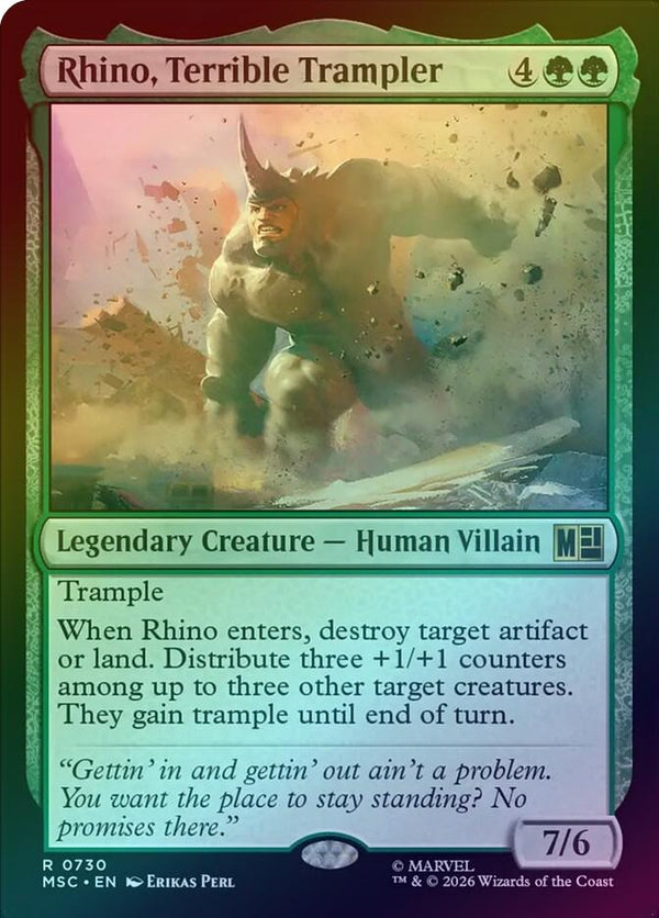 Rhino, Terrible Trampler (Foil) (MSC)