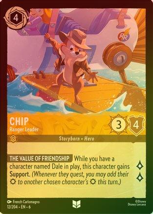Chip (Ranger Leader) - 12/204 - Uncommon (Foil)