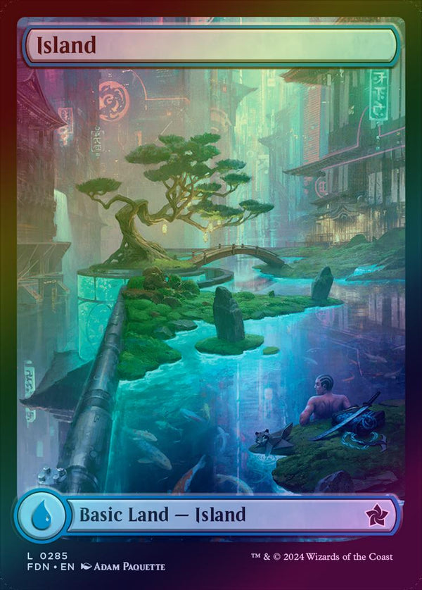 Island (285) (Foil) (FDN)