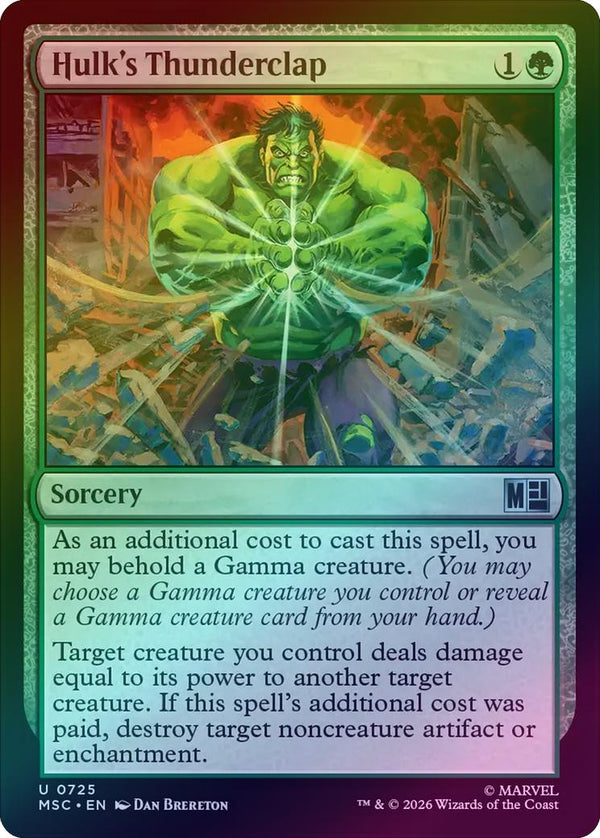 Hulk's Thunderclap (Foil) (MSC)