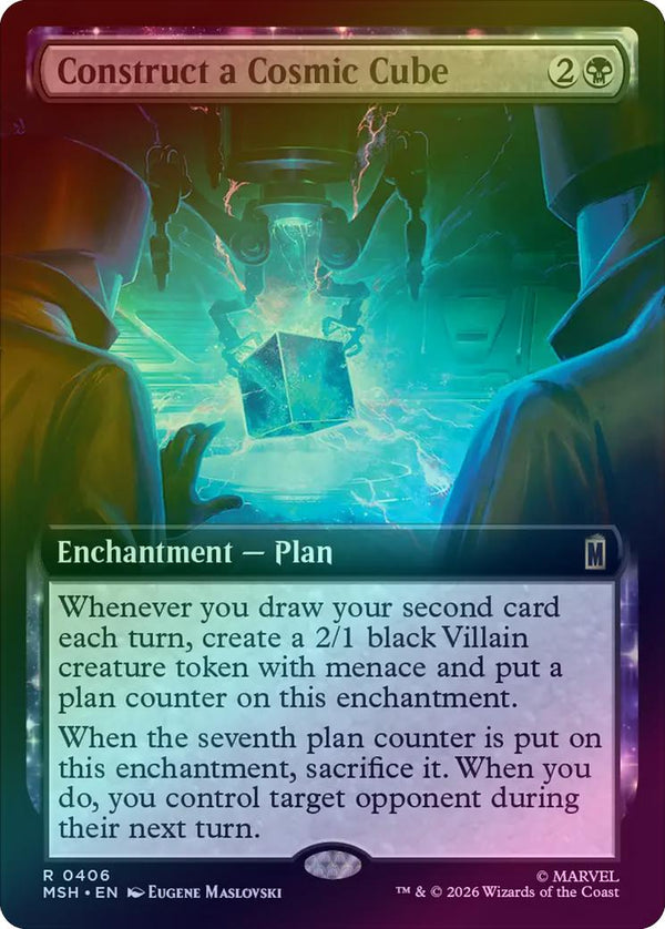 Construct a Cosmic Cube - Extended Art (Foil) (MSH) (Pre-Order)