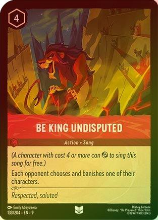 Be King Undisputed (Fabled Reprint) - 133/204 - Uncommon (Foil)
