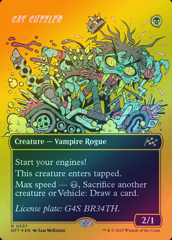 Gas Guzzler - Borderless Rude Rider (First-Place Foil) (DFT)