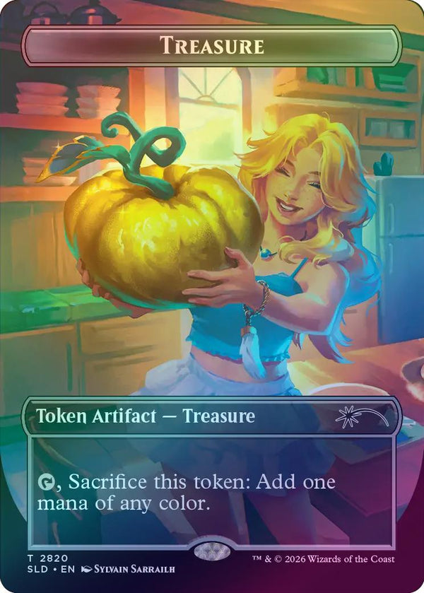 Treasure - Borderless (Foil) (SLD)