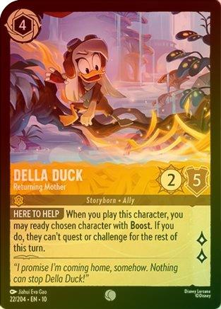 Della Duck (Returning Mother) - 22/204 - Common (Foil)