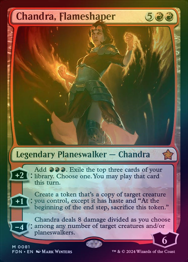 Chandra, Flameshaper (Foil) (FDN)
