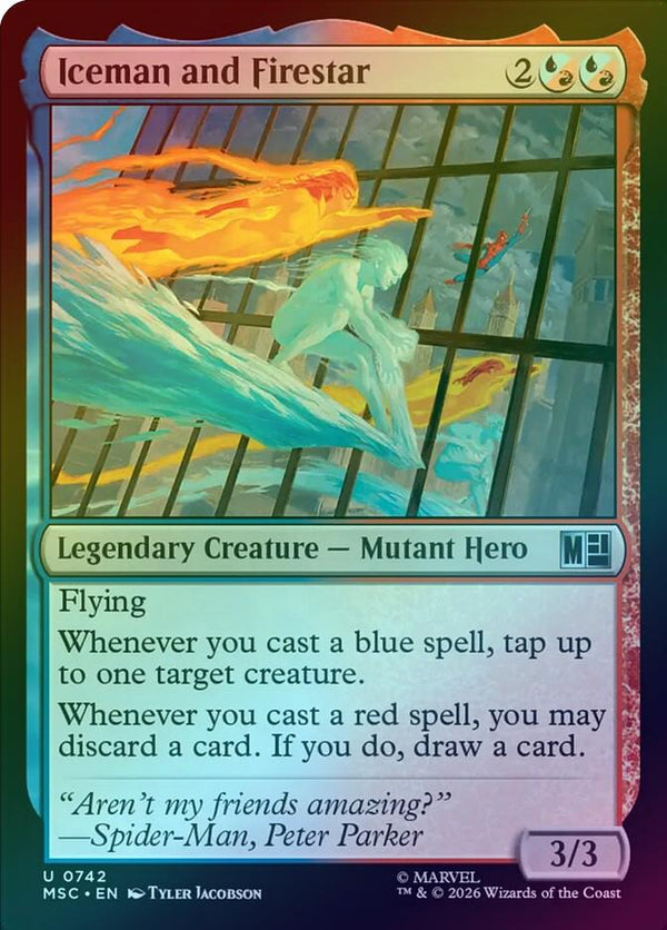 Iceman and Firestar (Foil) (MSC)
