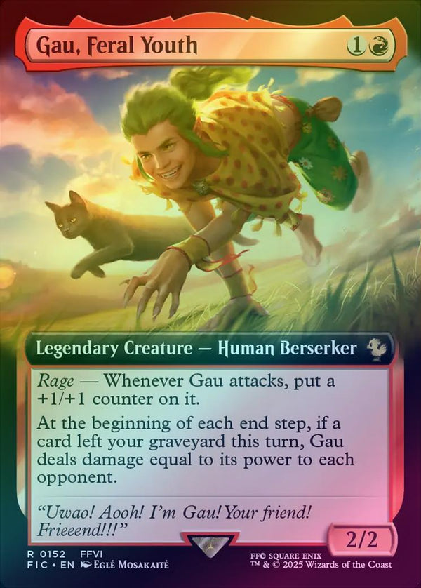 Gau, Feral Youth - Extended Art (Foil) (FIC)