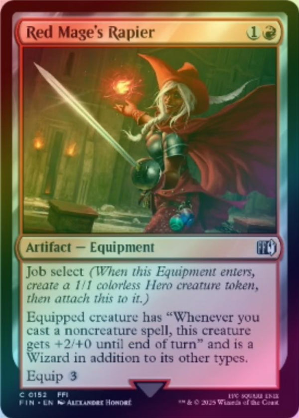 Red Mage's Rapier (Foil) (FIN)