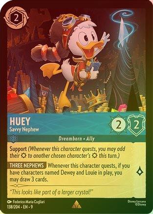 Huey (Savvy Nephew) (Fabled Reprint) - 138/204 - Rare (Foil)