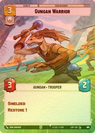 Gungan Warrior (Hyperspace) - 987 - Common (Foil)