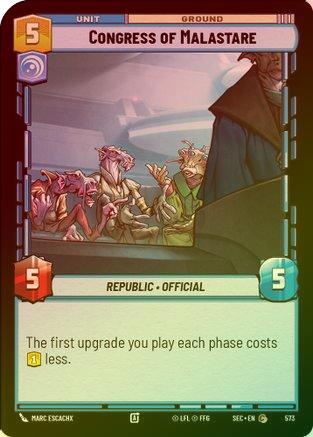 Congress of Malastare (Foil) - 573 - Common (Foil)