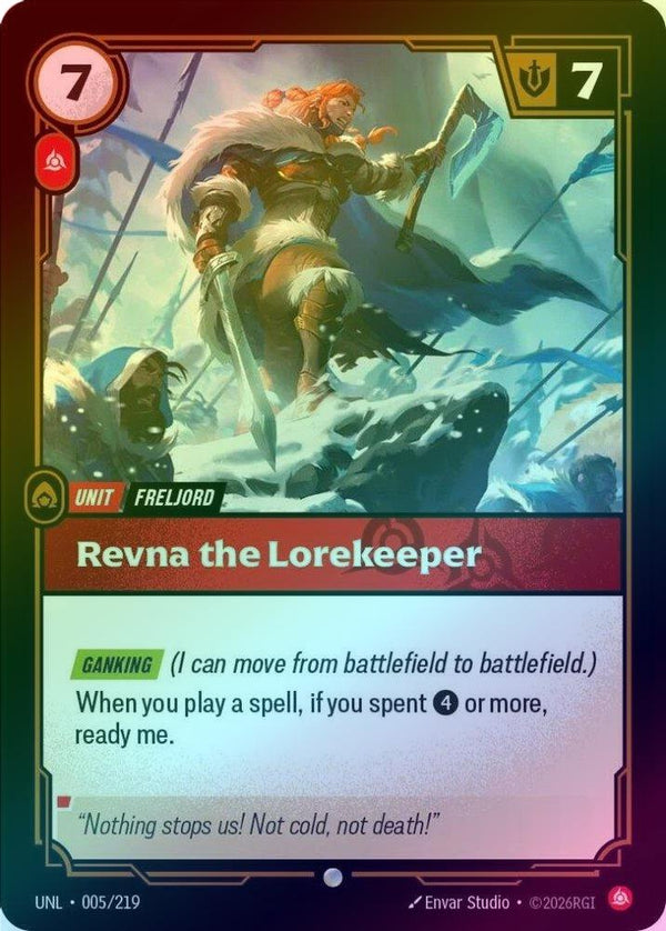 Revna the Lorekeeper - 005/219 - Common (Foil)