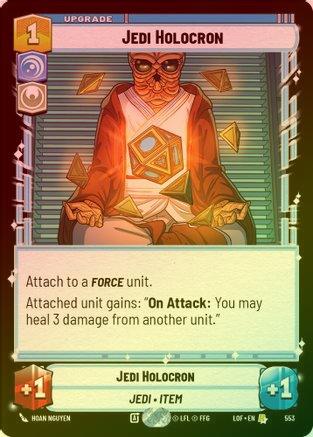 Jedi Holocron - 553 - Rare (Foil)
