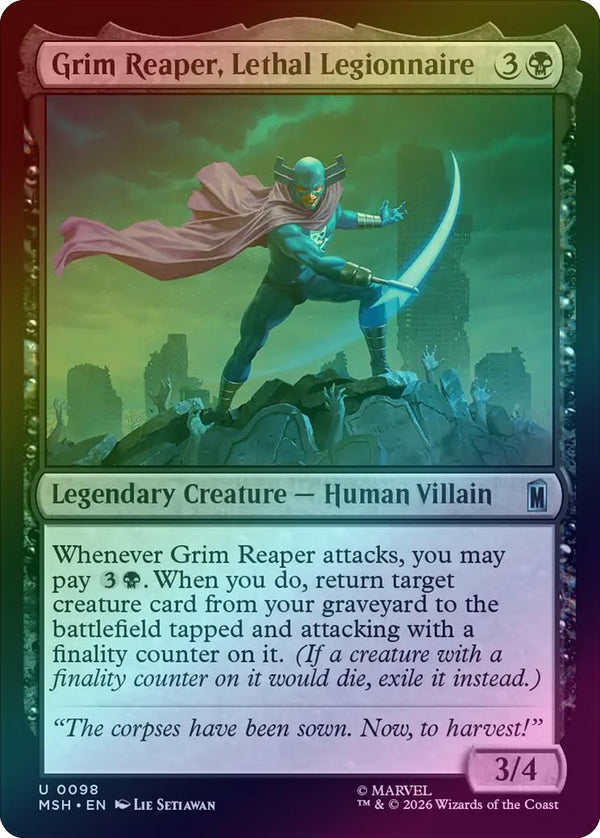 Grim Reaper, Lethal Legionnaire (Foil) (MSH) (Pre-Order)