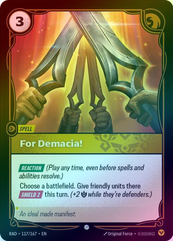 For Demacia! - 117/167 - Common (Foil)