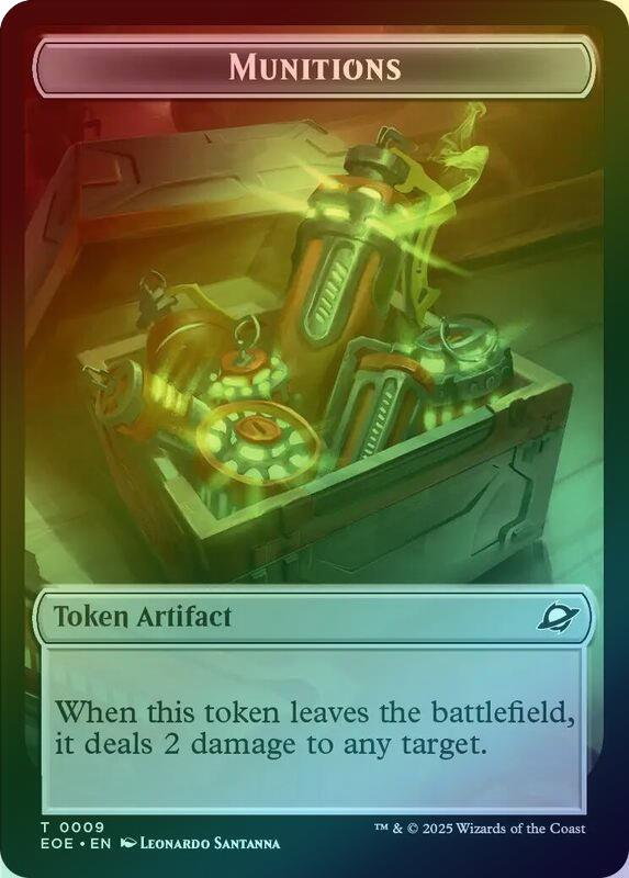 Robot // Munitions Token (Foil) (TEOE)