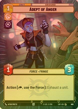 Adept of Anger (Hyperspace) - 918 - Common (Foil)
