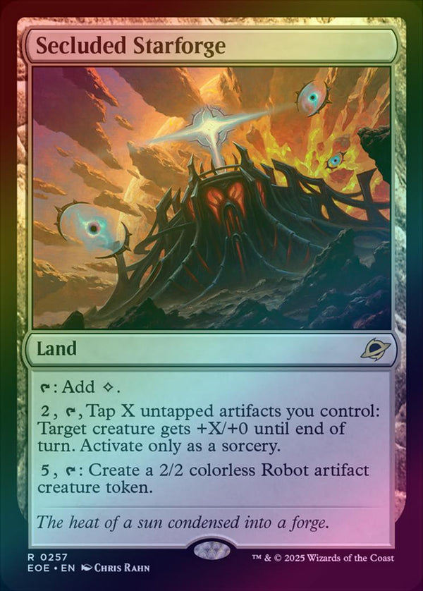 Secluded Starforge (Foil) (EOE)