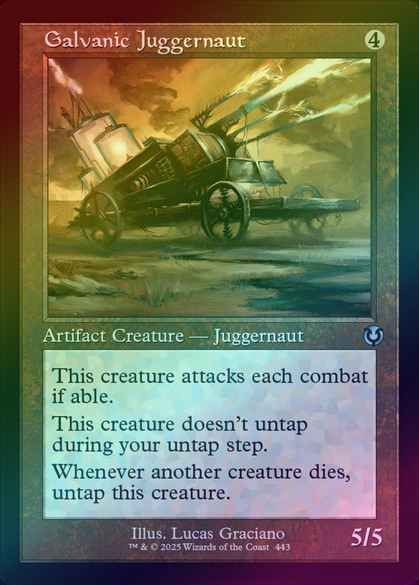 Galvanic Juggernaut - Retro Frame (Foil) (INR)