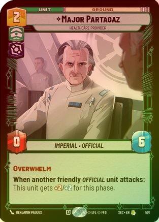 Major Partagaz - Healthcare Provider (Foil) - 591 - Rare (Foil)