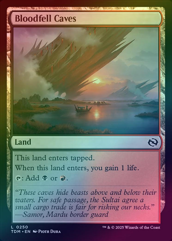 Bloodfell Caves (Foil) (TDM)