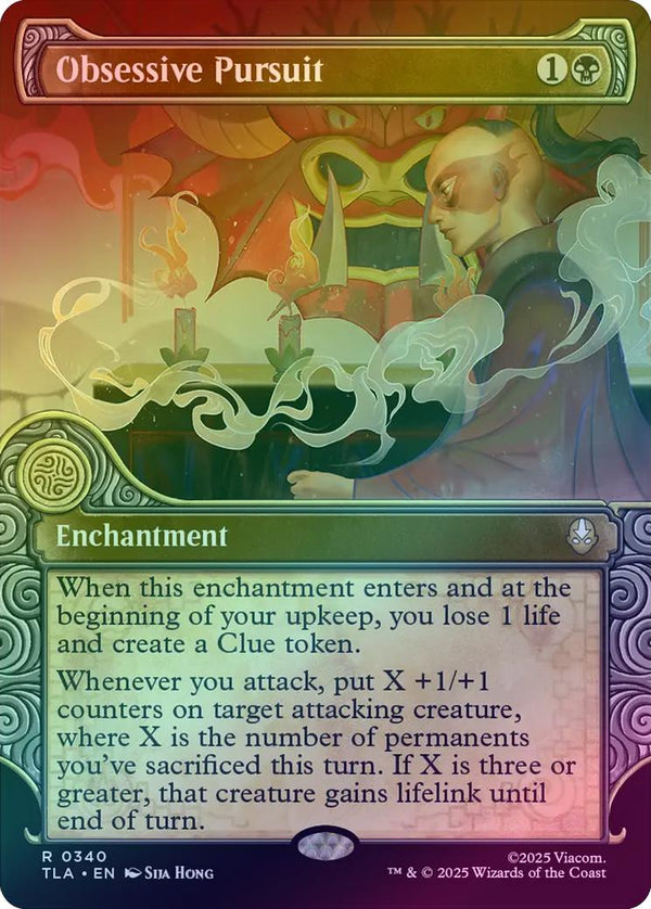 Obsessive Pursuit - Elemental Frame Showcase (Foil) (TLA)