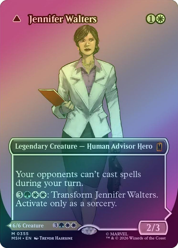 Jennifer Walters // The Sensational She-Hulk - Logo Showcase (Foil) (MSH) (Pre-Order)