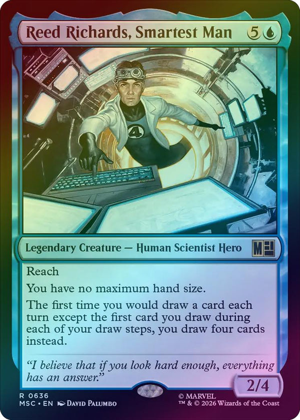 Reed Richards, Smartest Man (Foil) (MSC) (Pre-Order)