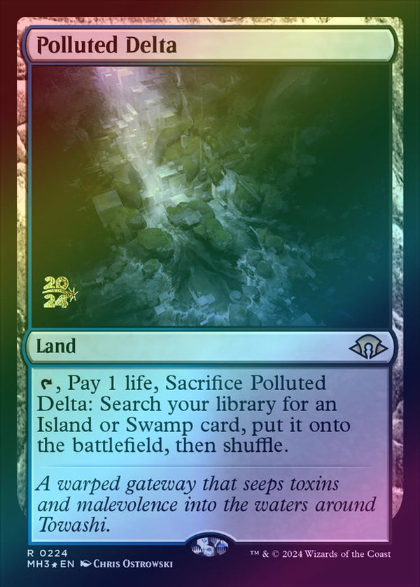 Polluted Delta - Prerelease Promo (Foil) (PMH3)
