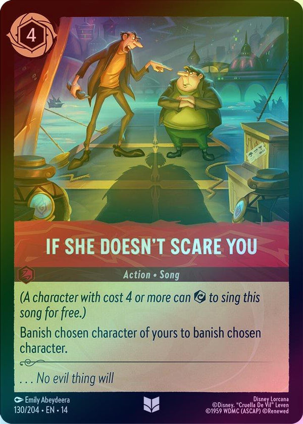 If She Doesn't Scare You - 130/204 - Uncommon (Foil)