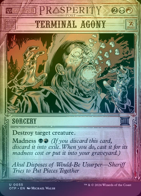 Terminal Agony (Foil) (OTP)
