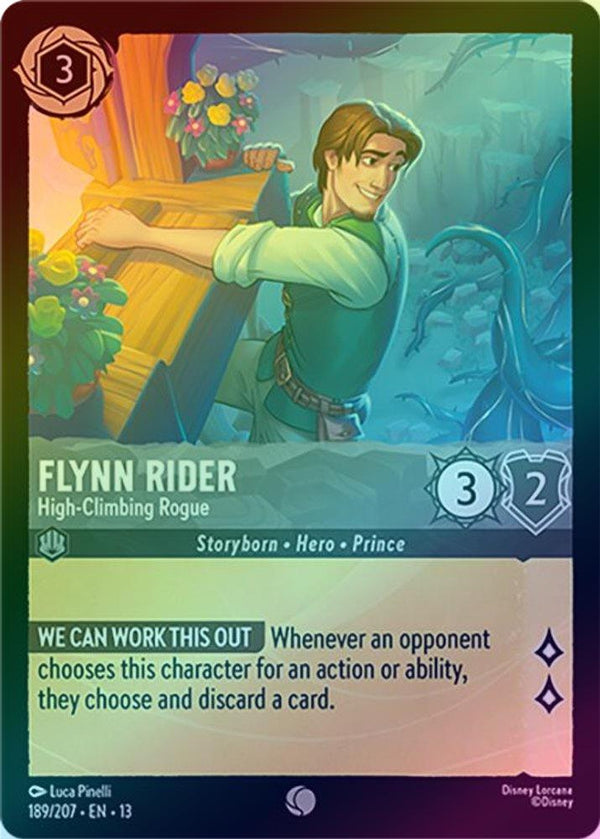 Flynn Rider (High-Climbing Rogue) - 189/207 - Common (Foil)