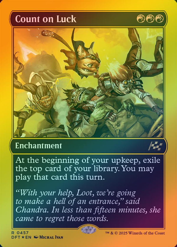 Count on Luck (First-Place Foil) (DFT)