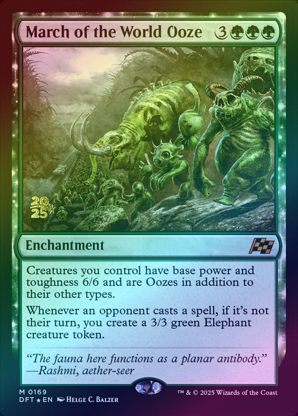 March of the World Ooze - Prerelease Promo (Foil) (PDFT)